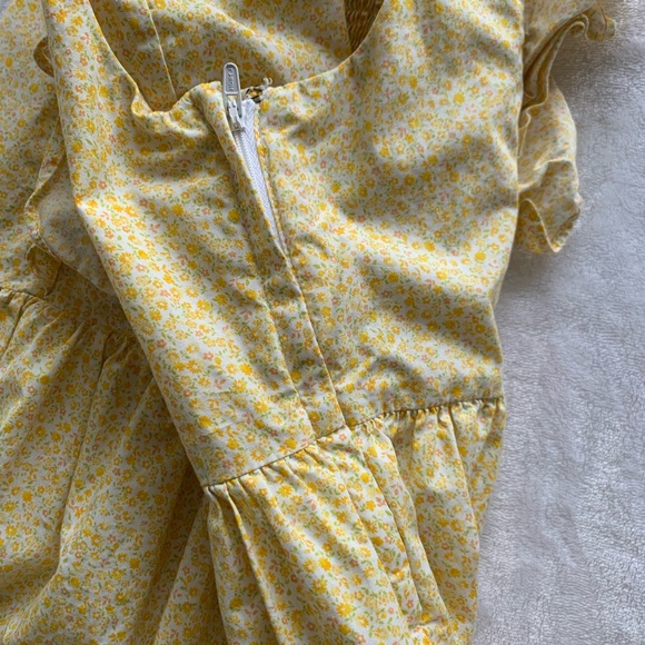 💛Floral Cotton Poplin Dress - Picture 9 of 11